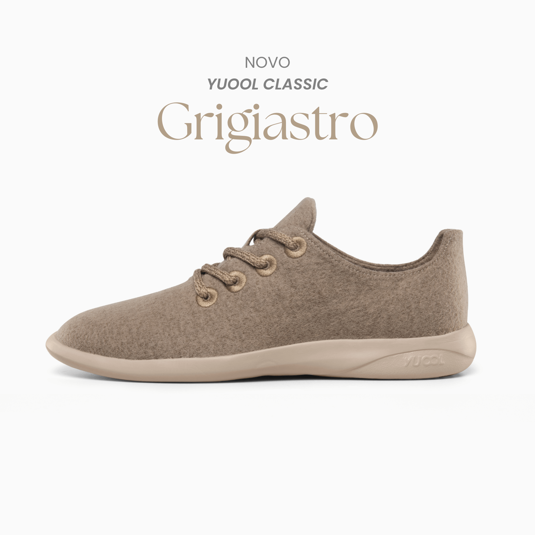 Tênis casual confortável | YUOOL CLASSIC GRIGIASTRO
