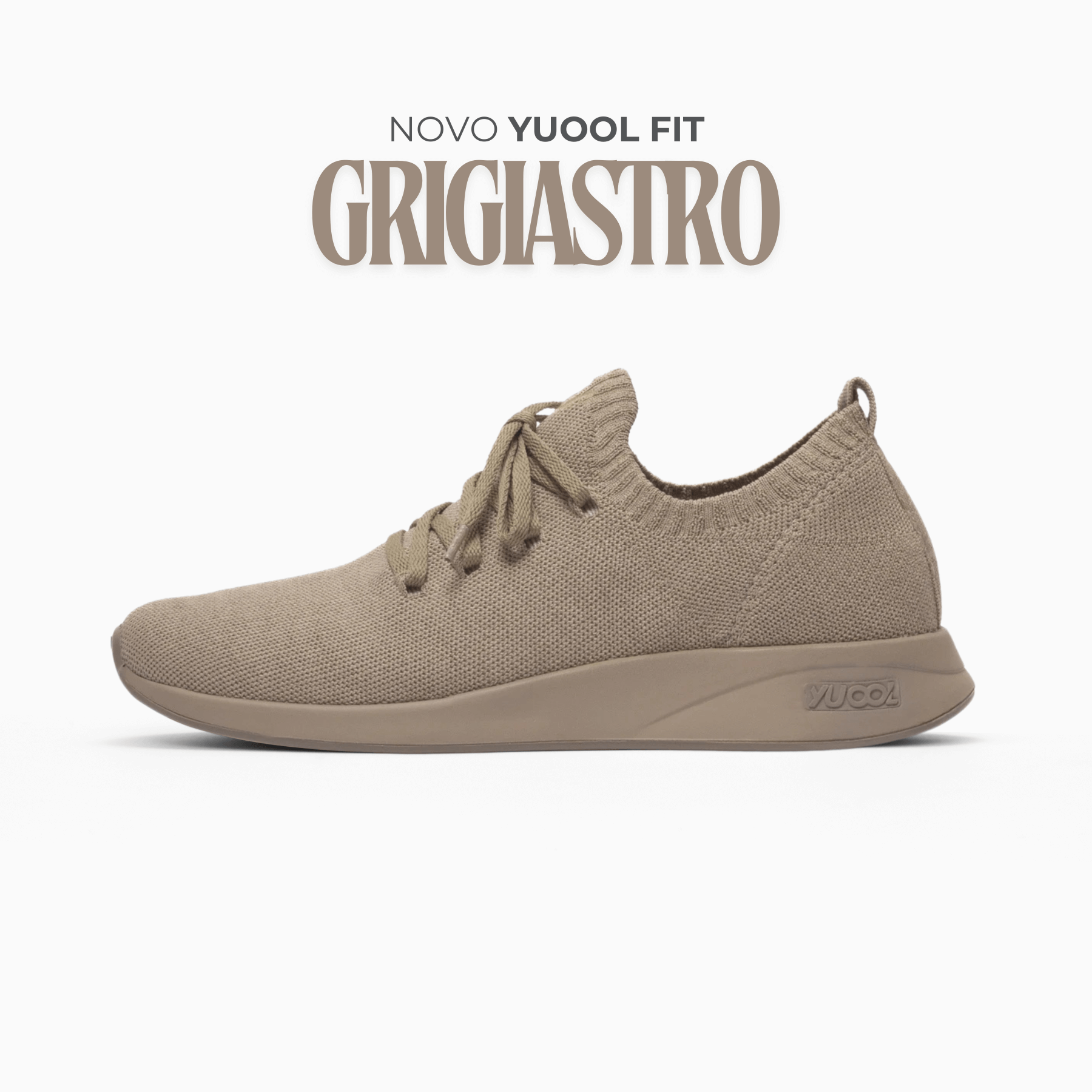Yuool Fit Grigiastro - versatilidade e conforto ao calçar