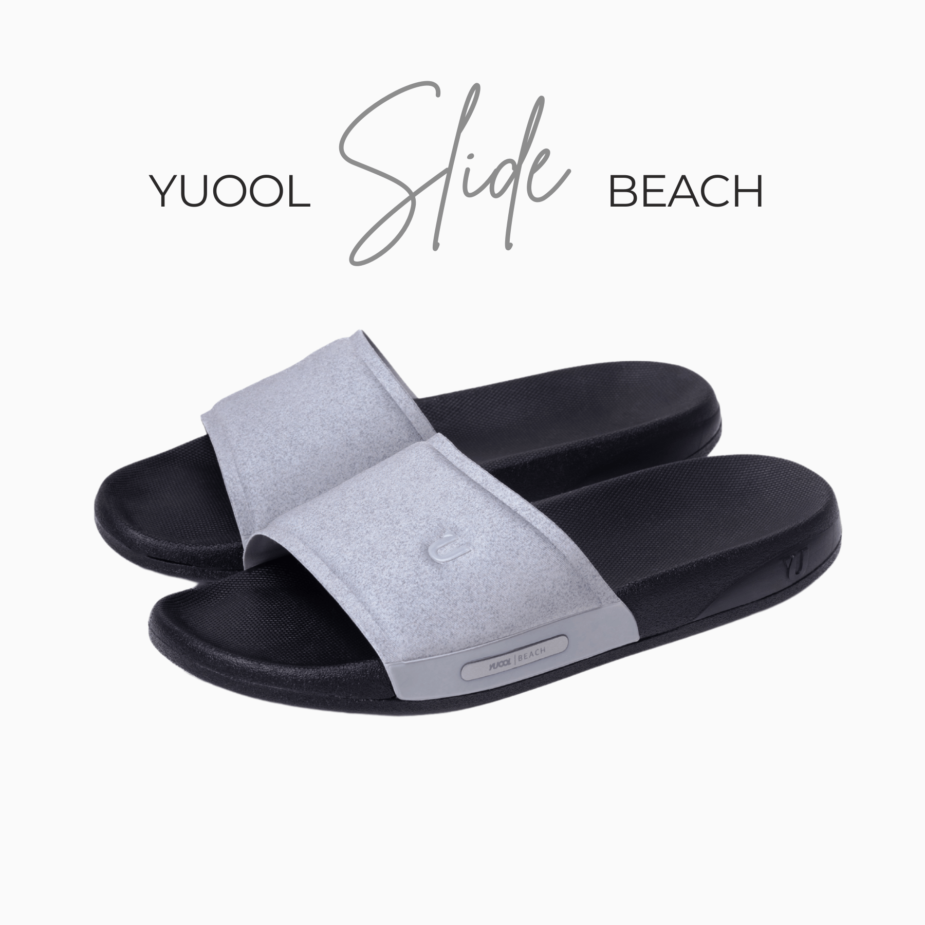 Yuool Slide Beach Cinza - minimalismo com muito conforto